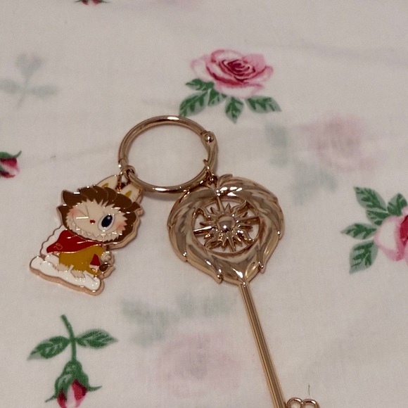 Pop Mart Thé Monster Labubu Constellation Series Leo Key Pendent NWOT - Picture 2 of 6